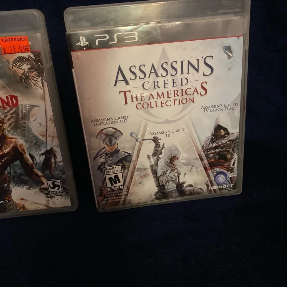 Sony PS3 Assorted Game Lot - White, Black, Red Covers